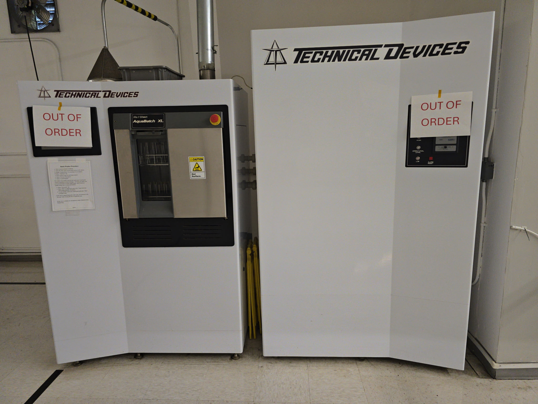 Technical Devices AquaBatch, Batch Washer Closed loop with recycler